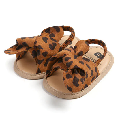 ベビー用靴 ベビーサンダル リボンストラップシューズ フラットサンダル ファーストシューズ 靴【mh0005736】