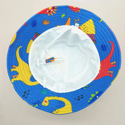 ベビー用帽子 ベビーキッズ帽子 サマーハット パナマ帽子 フィッシャーマンハット 日除け プリント柄【mh0006127】