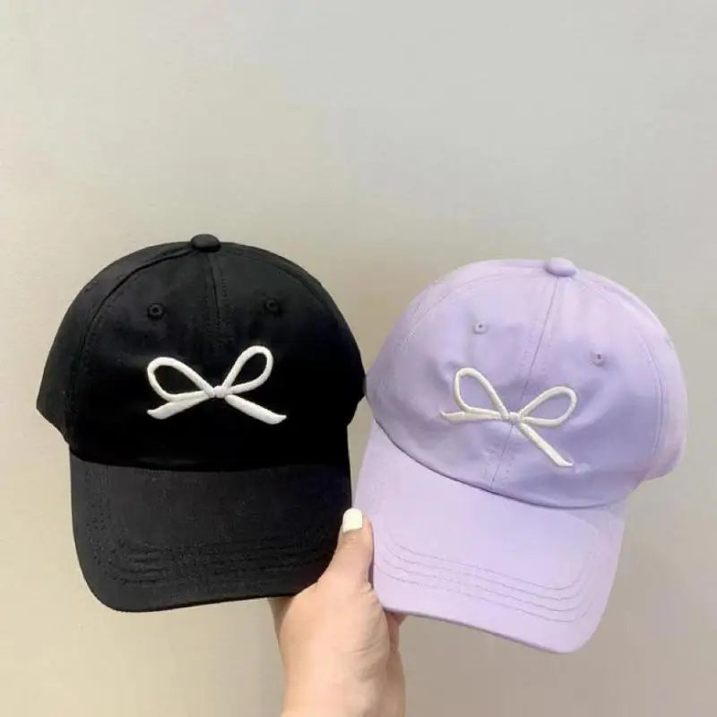 ベビー用帽子 キッズ帽子 キャップ 野球帽 リボン刺繍 パステルカラー サマーハット【mh0006335】
