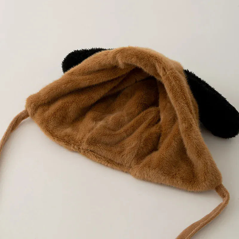 ベビー用帽子 ベビー帽子 耳付きアニマルファーフリースボンネットキャップ【mh0007806】