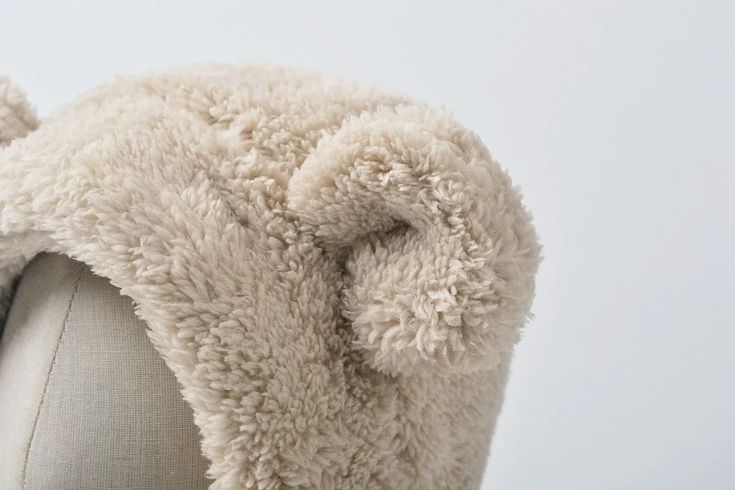 ベビー用帽子 ベビーキッズ帽子 くま耳付きボアフリース防寒帽子ハット【mh0008633】