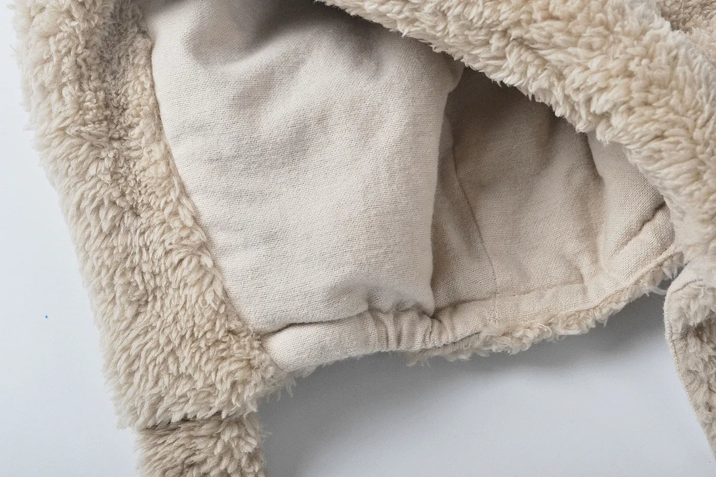 ベビー用帽子 ベビーキッズ帽子 くま耳付きボアフリース防寒帽子ハット【mh0008633】