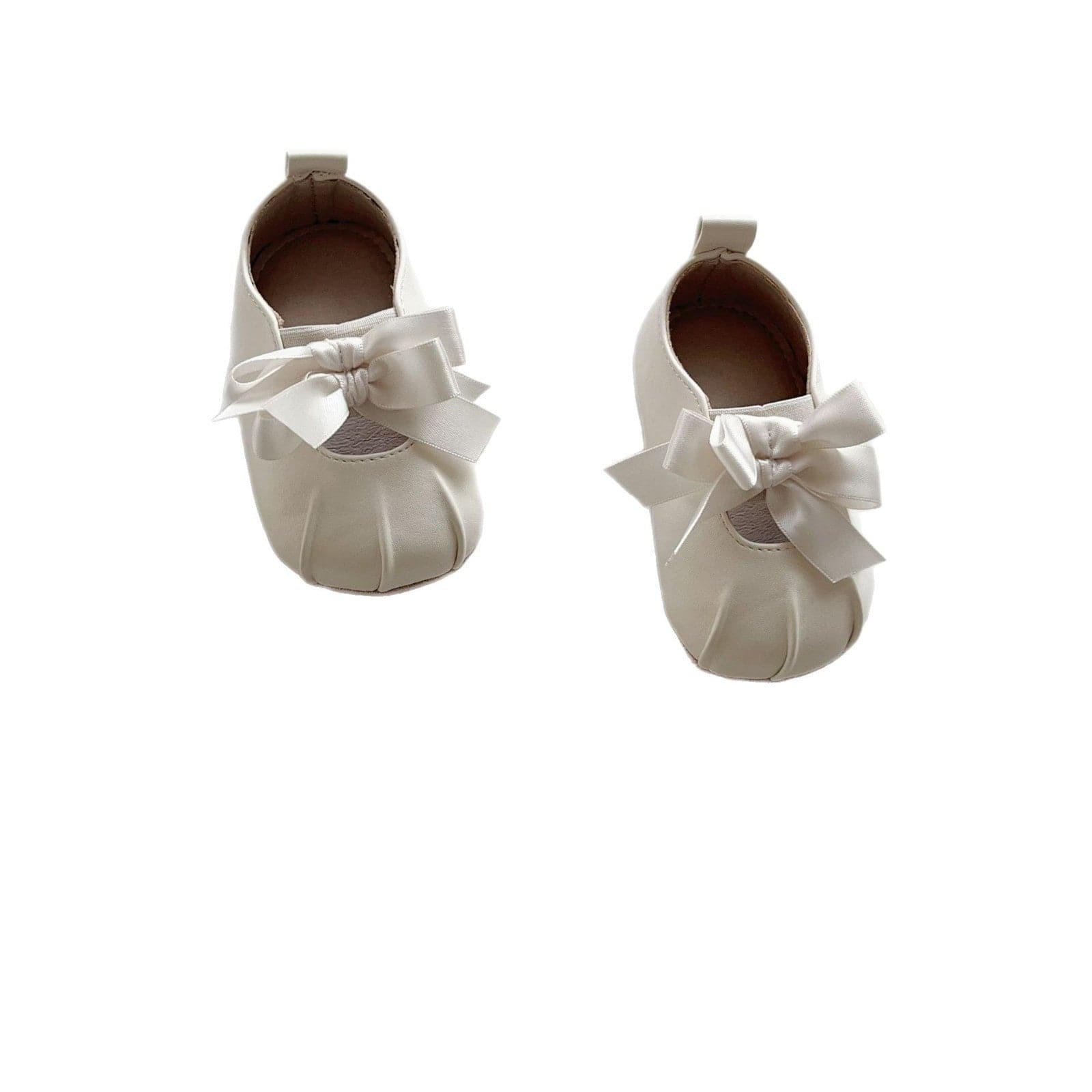 ベビー用靴 ベビーシューズ タックリボンフラットバレエシューズ【mh0009714】