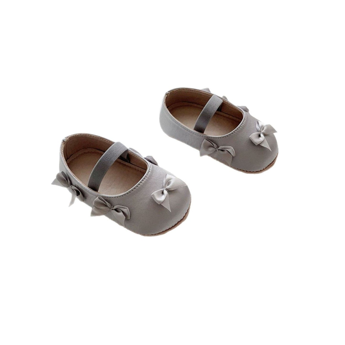 ベビー用靴 ベビーシューズ リボンストラップフラットバレエシューズ【mh0009715】