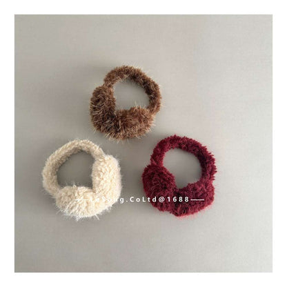 ベビーキッズその他アクセサリー キッズ イヤーマフ ふわふわ もこもこ 防寒 耳当て 折りたたみ【mh0011591】