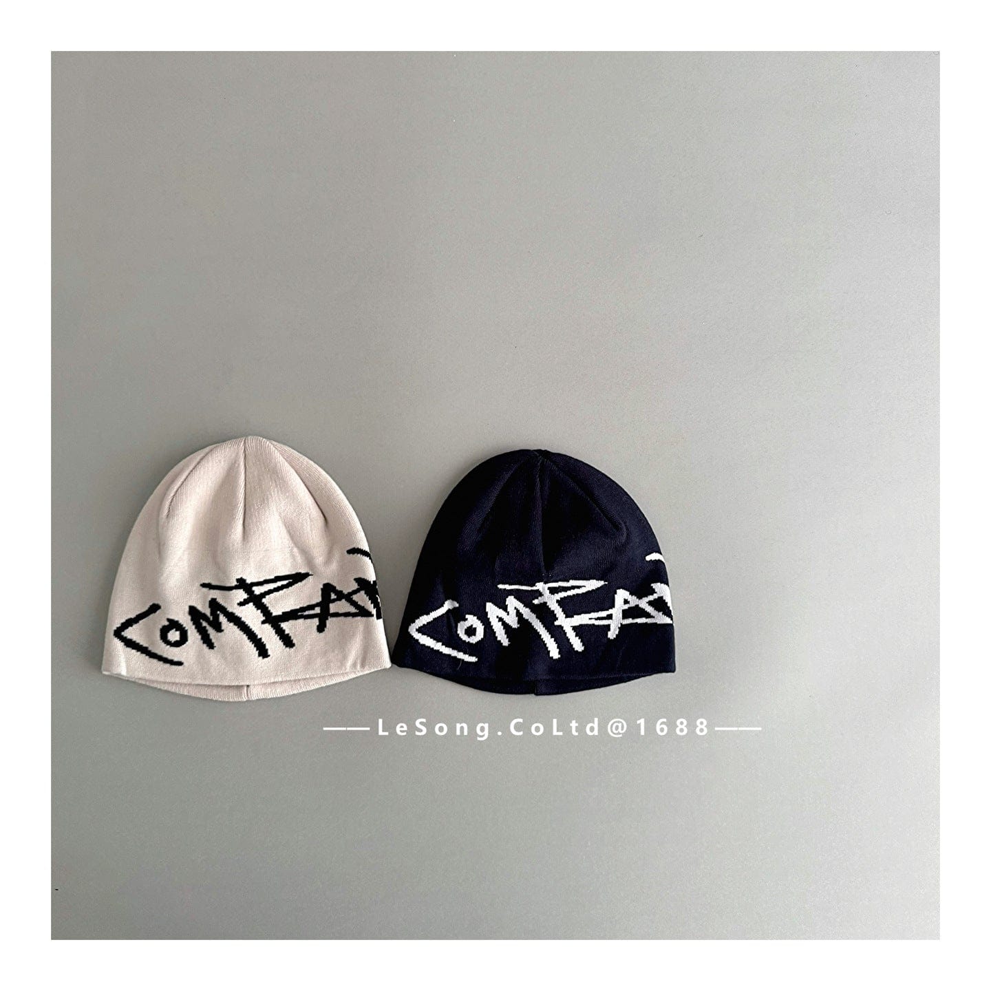 ベビー用帽子 キッズジュニア ニット帽 グラフィティロゴ ビーニー ストリート ワッチキャップ【mh0011603】