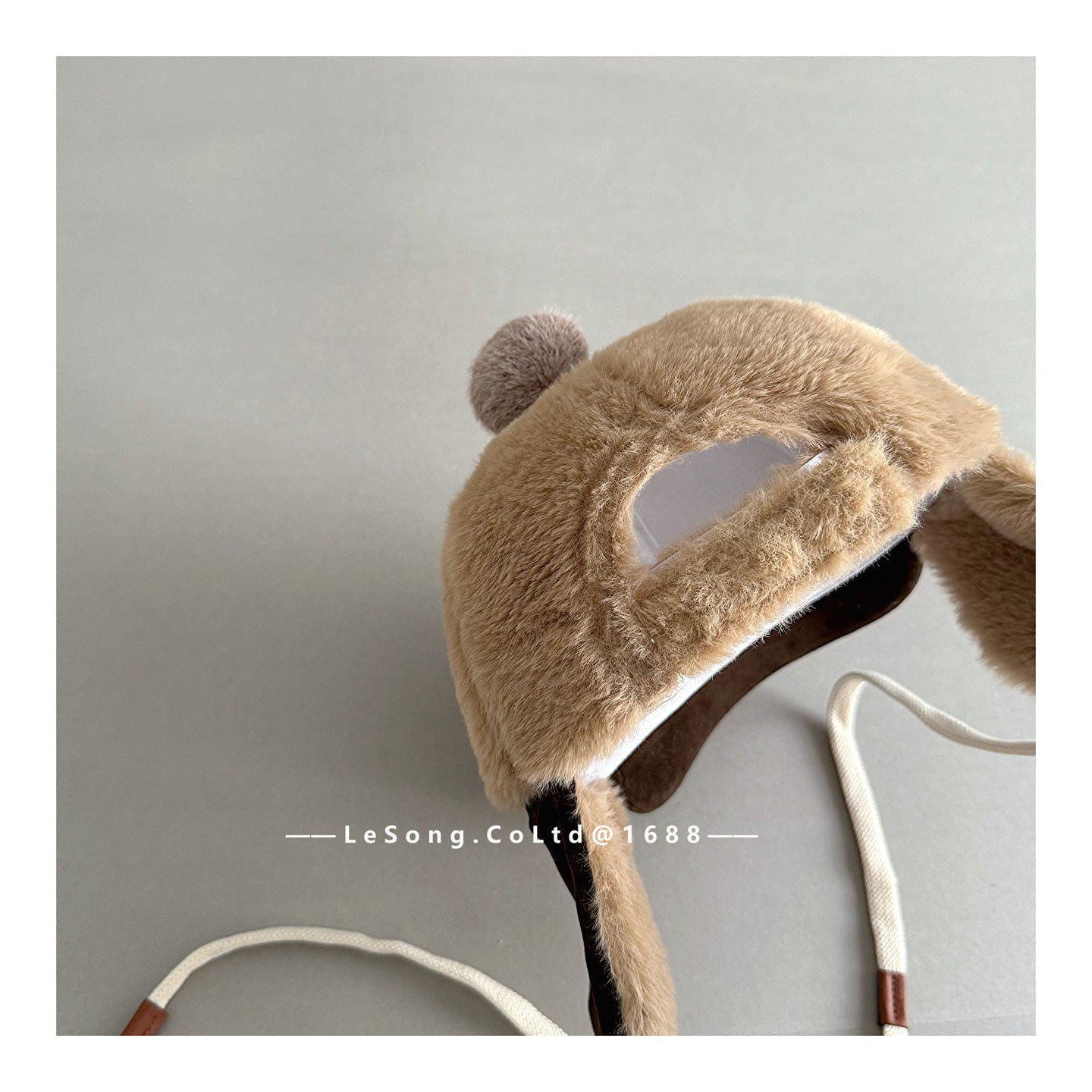 ベビー用帽子 キッズ帽子 フライトハット ボアフリース レオパード ウシャンカ【mh0011797】