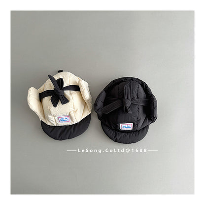 ベビー用帽子 キッズ帽子 耳当て付き 防寒キャップ フライトハット【mh0011800】