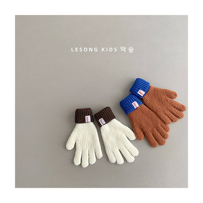 ベビーキッズその他アクセサリー キッズ手袋 ミトン バイカラー カラフル グローブ【mh0011809】