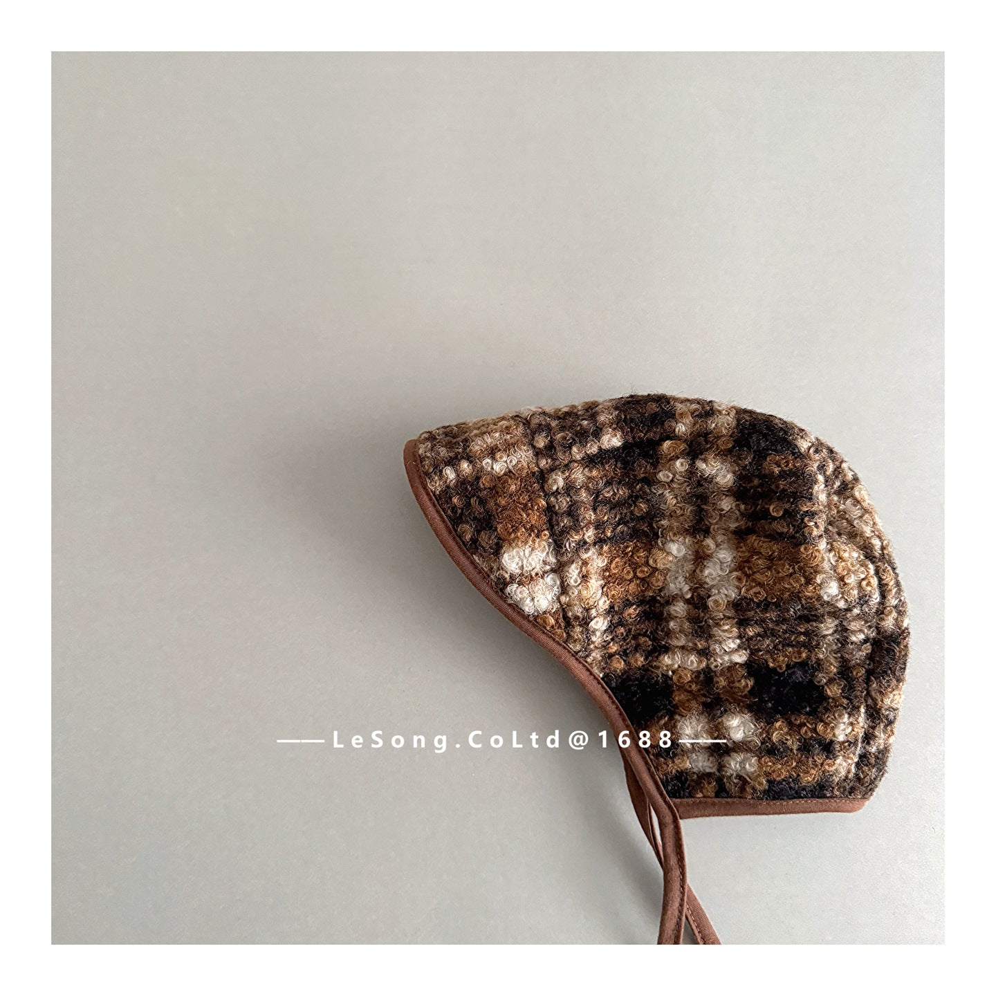 ベビー用帽子 ベビー帽子 ボアフリース ボンネット 耳当て付き帽子【mh0011814】