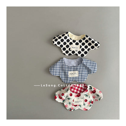 よだれかけ ベビースタイ ビフ フラワー サークル よだれかけ【mh0011818】