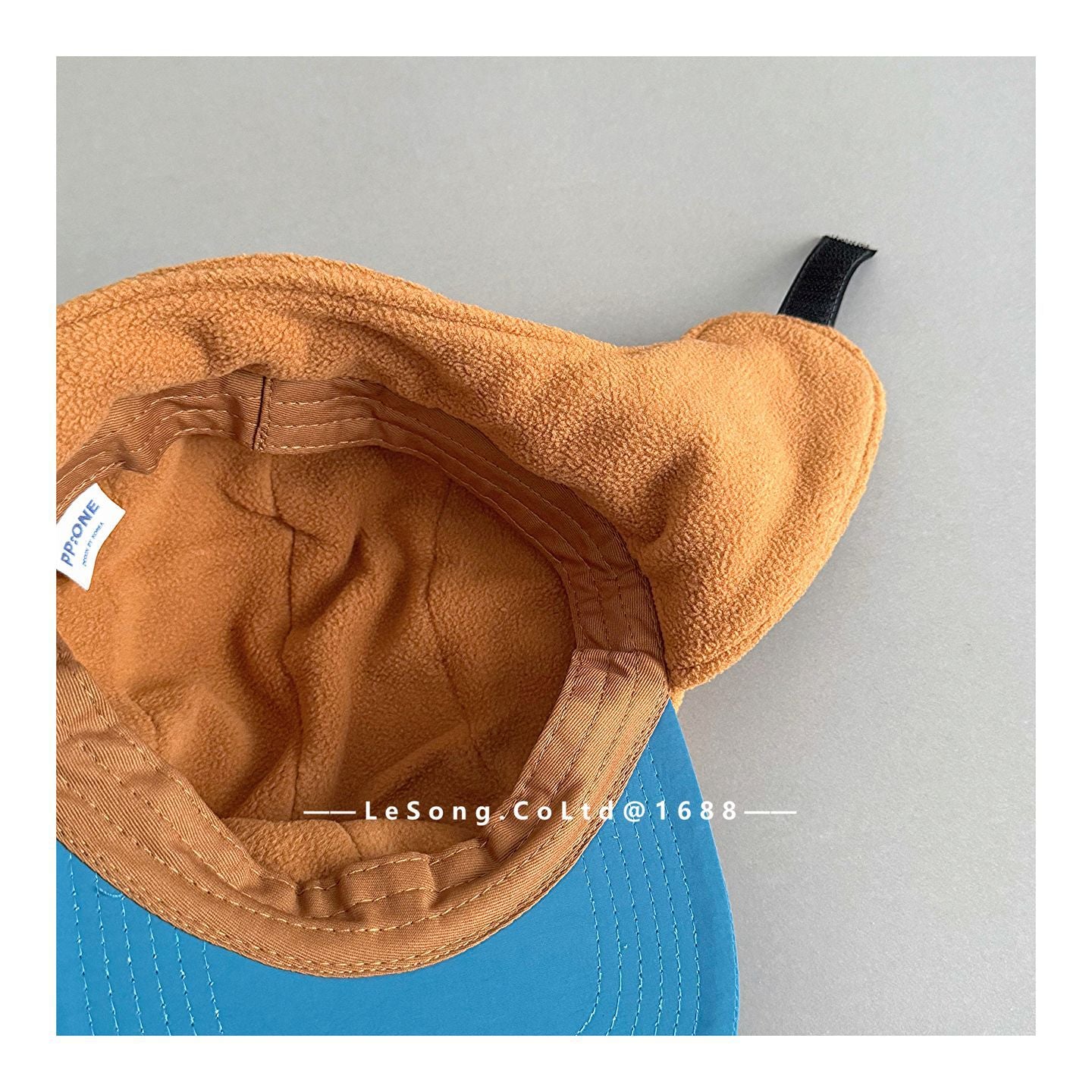 ベビー用帽子 キッズ帽子 フリース カラーブロック 耳当て付き 野球帽【mh0011833】