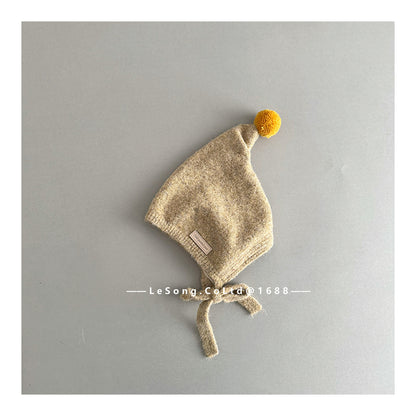ベビー用帽子 Milk Tea / One Size ベビー帽子 ぽんぽん付き 小人キャップ ピクシーハット【mh0011812】