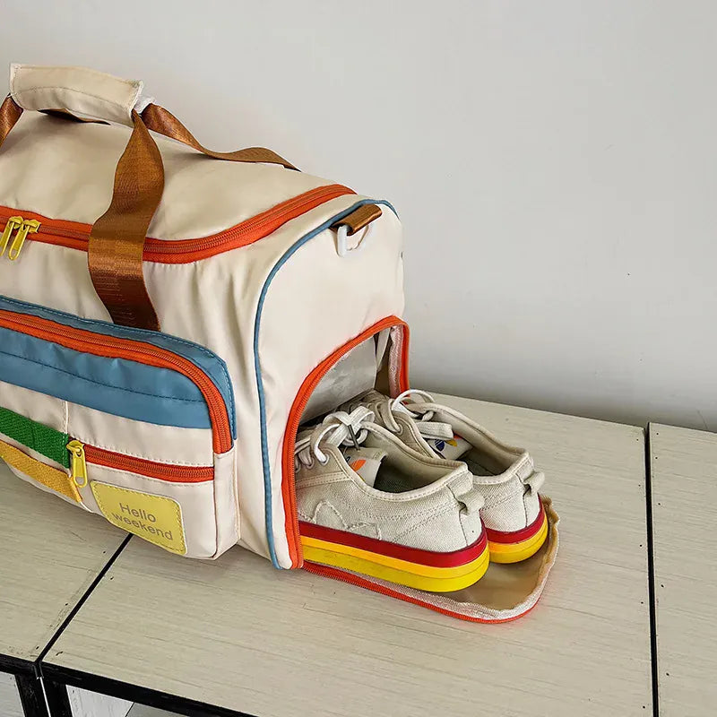 マザーズバッグ Multi Color / 取り寄せ（3〜14日） マザーズバッグ ままバッグ ポケット 大容量 トラベルバッグ 旅行バッグ 鞄【mh0006132】