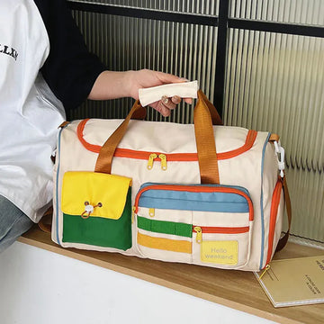 マザーズバッグ Multi Color / 取り寄せ（3〜14日） マザーズバッグ ままバッグ ポケット 大容量 トラベルバッグ 旅行バッグ 鞄【mh0006132】