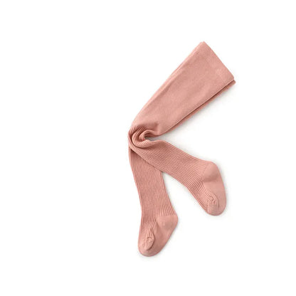 ベビー用靴下・タイツ Pink / 0-12m ベビーキッズタイツ 靴下 カラフルロングソックス【mh0007686】