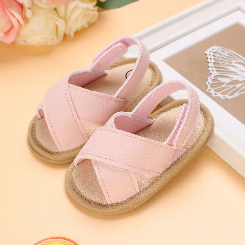 ベビー用靴 Pink / 11cm ベビーシューズ サンダル ファーストシューズ 靴【mh0005697】