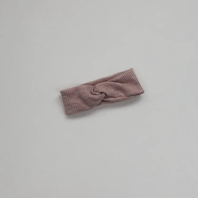 ベビー用帽子 pink headband / 0 to 24Months ベビー ボンネット 帽子 リボン ヘアバンド