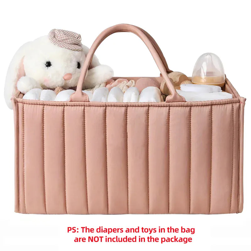 おむつ収納 Pink ベビーおむつボックス オムツ収納 ストレージボックス グルーミングキット収納 グリーン【mh0006131】