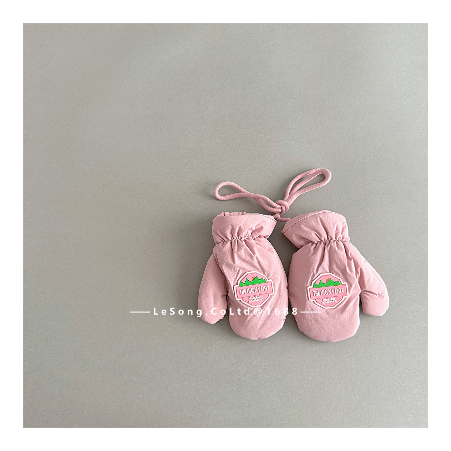 ベビーキッズその他アクセサリー Pink / One Size キッズ手袋 ミトン 指なし スキー グローブ【mh0011821】