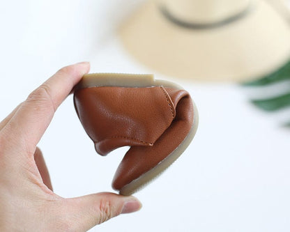 靴 Red Brown / 23 【国内発送】ベビーシューズ ストラップ プチフォーマルシューズ 靴 赤茶 ブラウン サイズ23