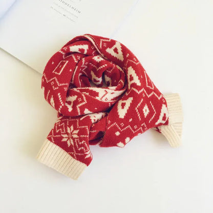 ネックウォーマー Red / One Size ベビー キッズ クリスマス マフラー【mh0000215】