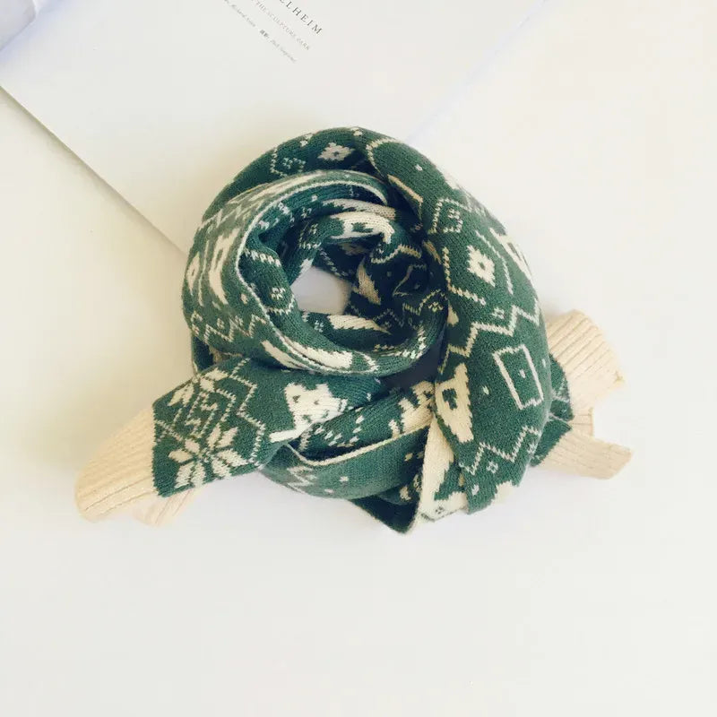 ネックウォーマー Red / One Size ベビー キッズ クリスマス マフラー【mh0000215】