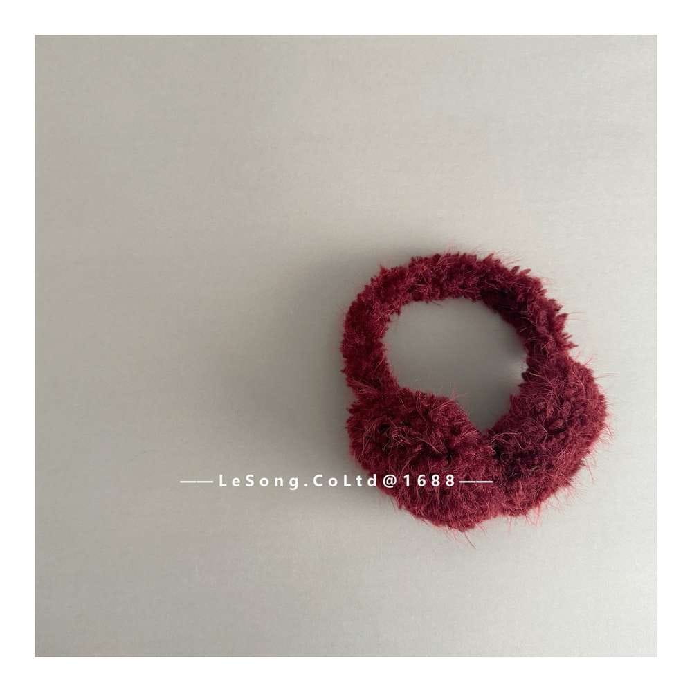 ベビーキッズその他アクセサリー Red / One size キッズ イヤーマフ ふわふわ もこもこ 防寒 耳当て 折りたたみ【mh0011591】