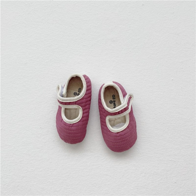 靴 rose red / S (Inner length 11cm ベビー ソフト シューズ ファーストシューズ ルームシューズ