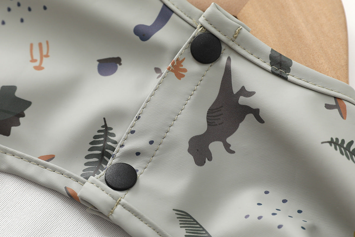 よだれかけ Soft Waterproof Long Sleeve Bib ソフト防水長袖お食事エプロン【mh0012240】