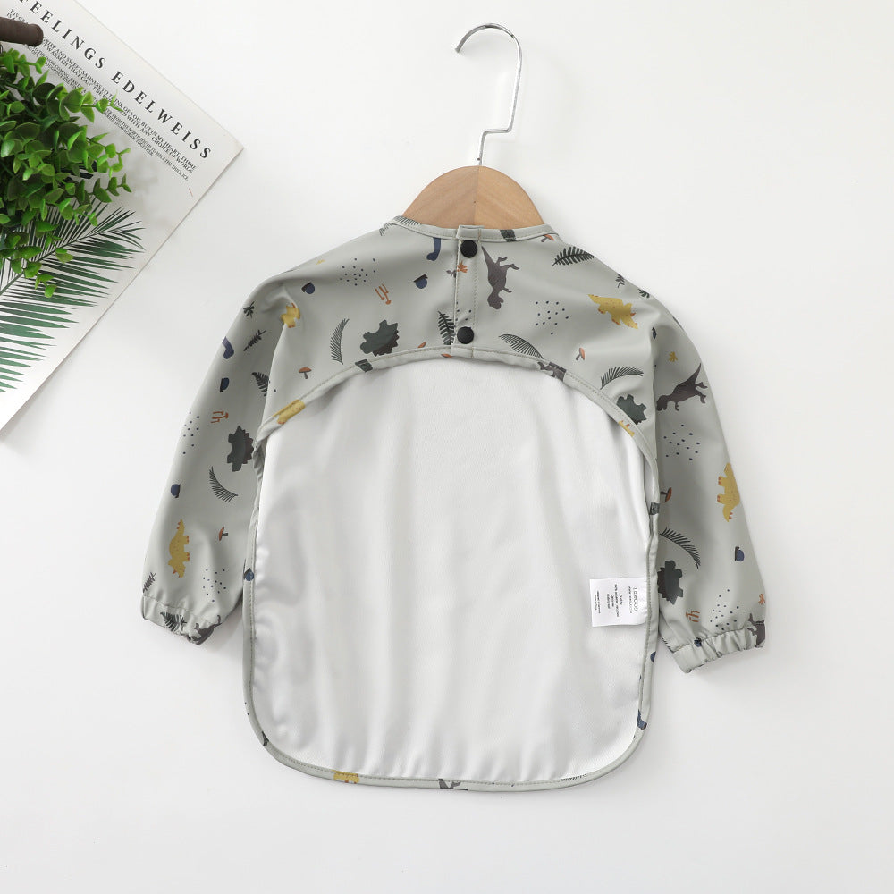 よだれかけ Soft Waterproof Long Sleeve Bib ソフト防水長袖お食事エプロン【mh0012240】
