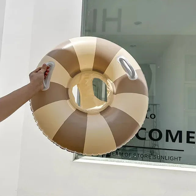 ベビーキッズその他アクセサリー Striped 浮き輪 水遊び ベビーフロート 足入れつき 4デザイン【mh0005931】