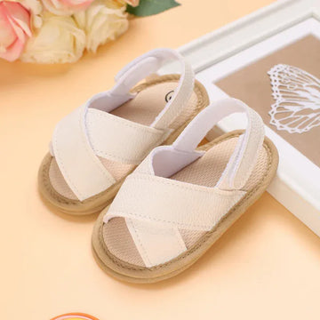 ベビー用靴 White / 11cm ベビーシューズ サンダル ファーストシューズ 靴【mh0005697】