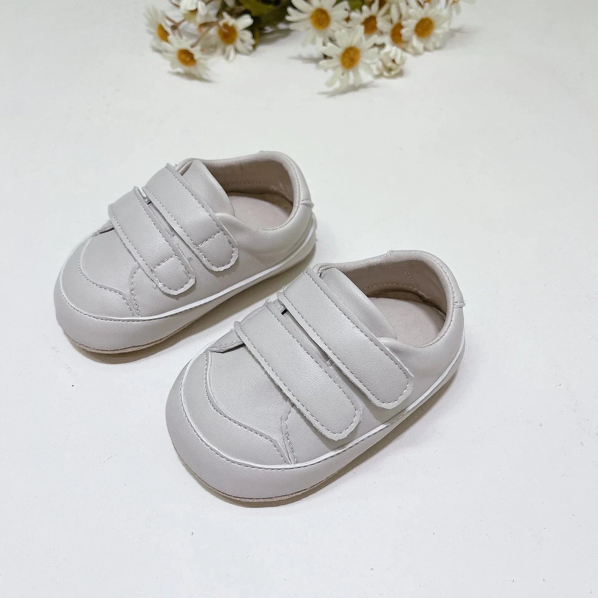 ベビー用靴 White / S inner 11cm ベビーシューズ フラップダヴルベルクロシューズ ファーストシューズ 靴【mh0007192】