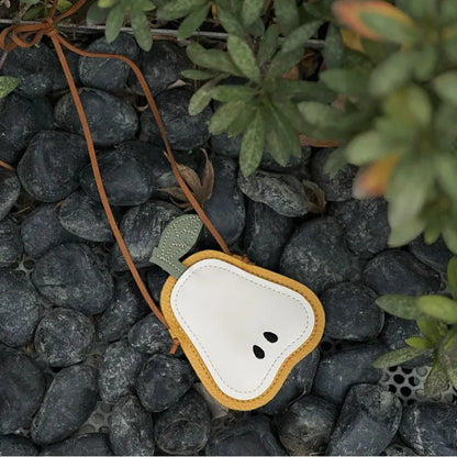 メッセンジャーバッグ yellow-pear ベビーキッズポシェット フルーツ型 メッセンジャーバッグ アクセサリー 鞄【mh0005861】