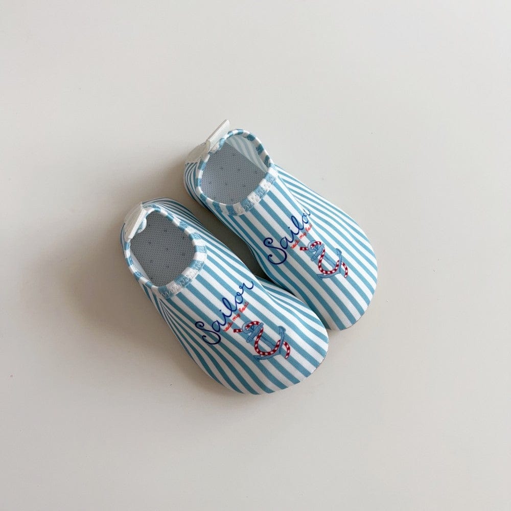 スイムシューズ マリンシューズ ウォーターシューズ ストライプ/ガールプリント【mh0010228】