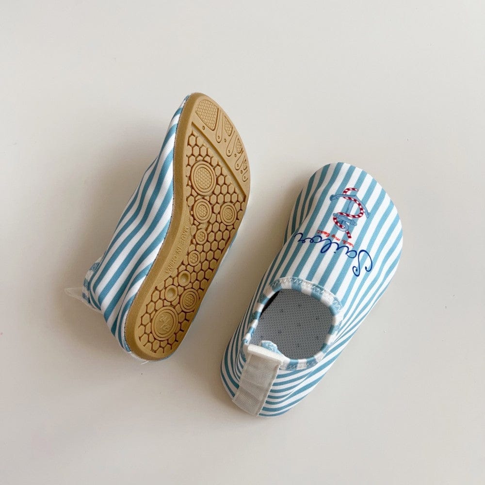 スイムシューズ マリンシューズ ウォーターシューズ ストライプ/ガールプリント【mh0010228】
