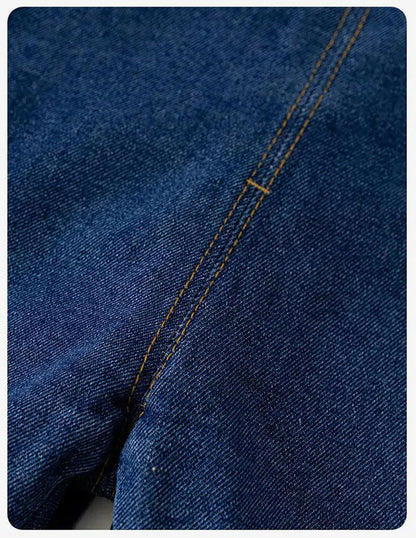 オーバーオール ベビーキッズオーバーオール 裏フリース厚手デニムサスペンダーパンツ