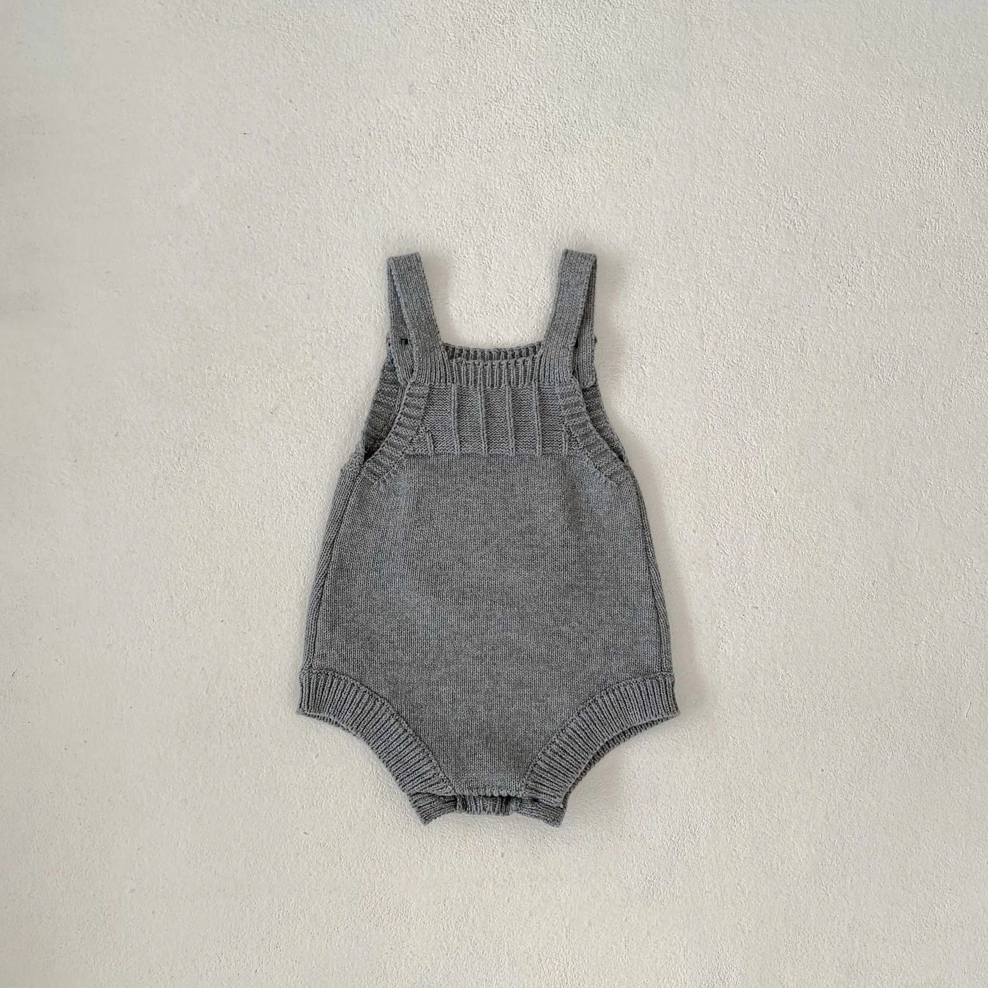 カーディガン・パーカー ベビーロンパース/カーディガン ニットサスペンダーポケットボディスーツ/襟付きニットジャケット