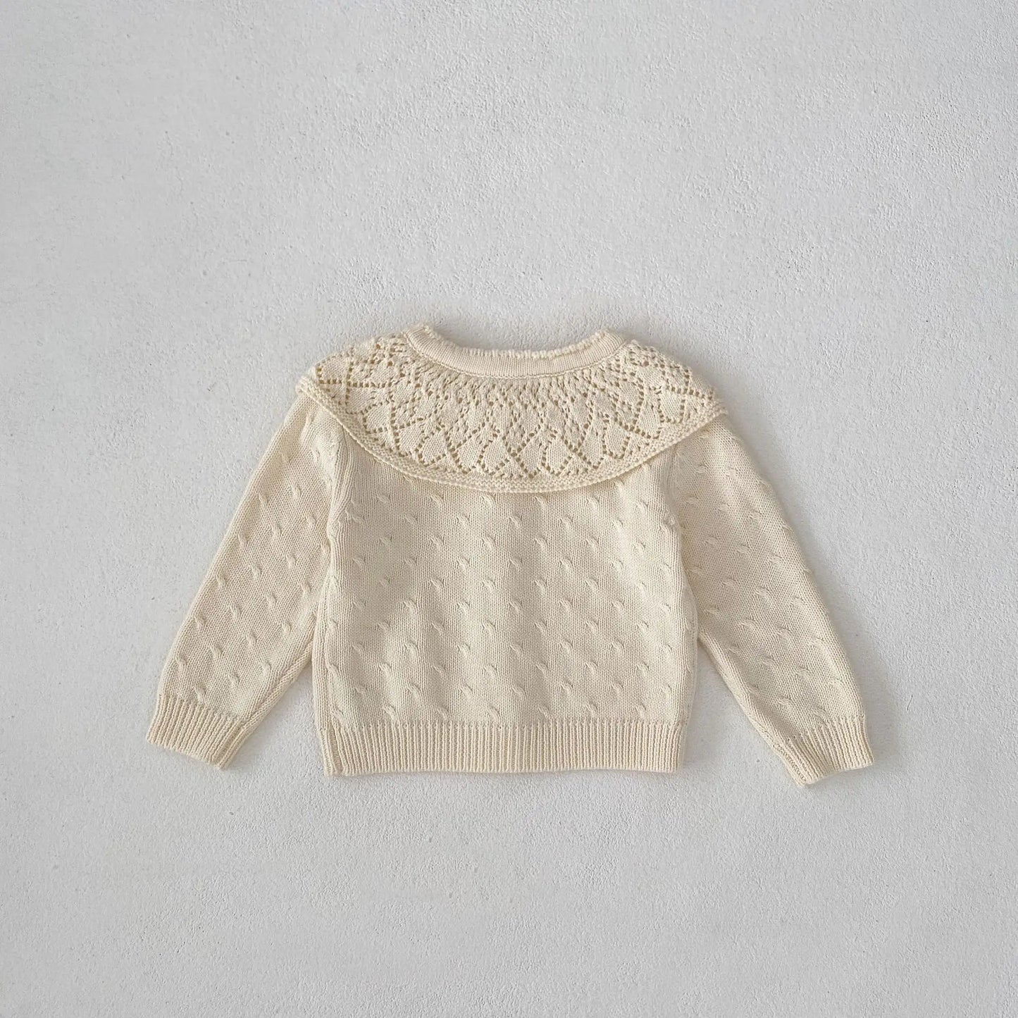 カーディガン・パーカー ベビーロンパース/カーディガン ニットサスペンダーポケットボディスーツ/襟付きニットジャケット