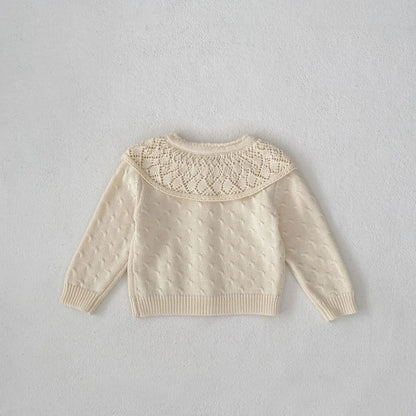 カーディガン・パーカー ベビーロンパース/カーディガン ニットサスペンダーポケットボディスーツ/襟付きニットジャケット