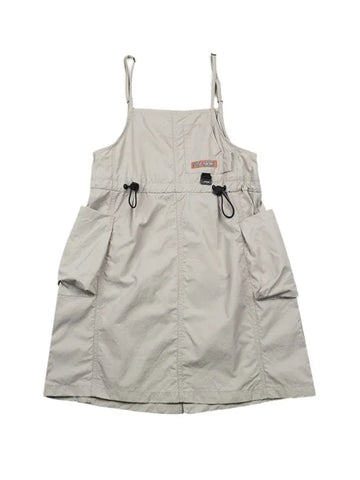 ノースリーブワンピース キッズワンピース サスペンダースカート ジャンパースカート 山ガール