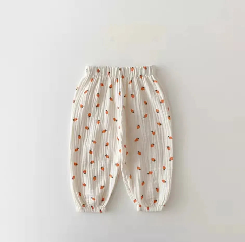 ロングパンツ・スウェットパンツ キッズパンツ サマールーズパンツ ロングパンツ プリント柄