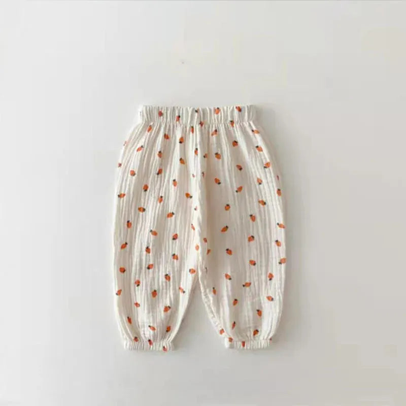 ロングパンツ・スウェットパンツ キッズパンツ サマールーズパンツ ロングパンツ プリント柄