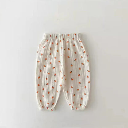 ロングパンツ・スウェットパンツ キッズパンツ サマールーズパンツ ロングパンツ プリント柄