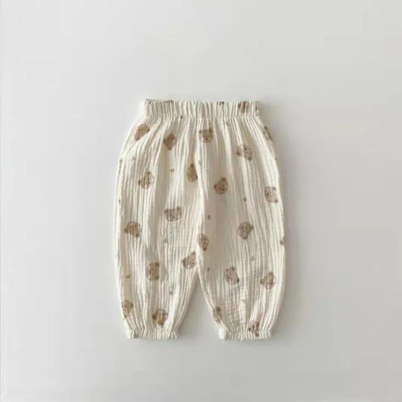 ロングパンツ・スウェットパンツ キッズパンツ サマールーズパンツ ロングパンツ プリント柄