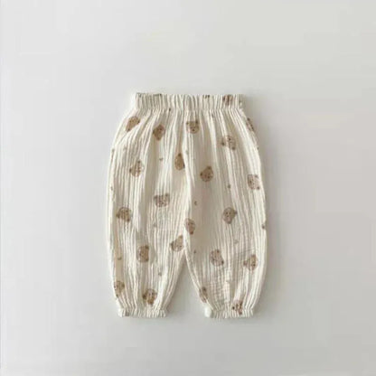 ロングパンツ・スウェットパンツ キッズパンツ サマールーズパンツ ロングパンツ プリント柄