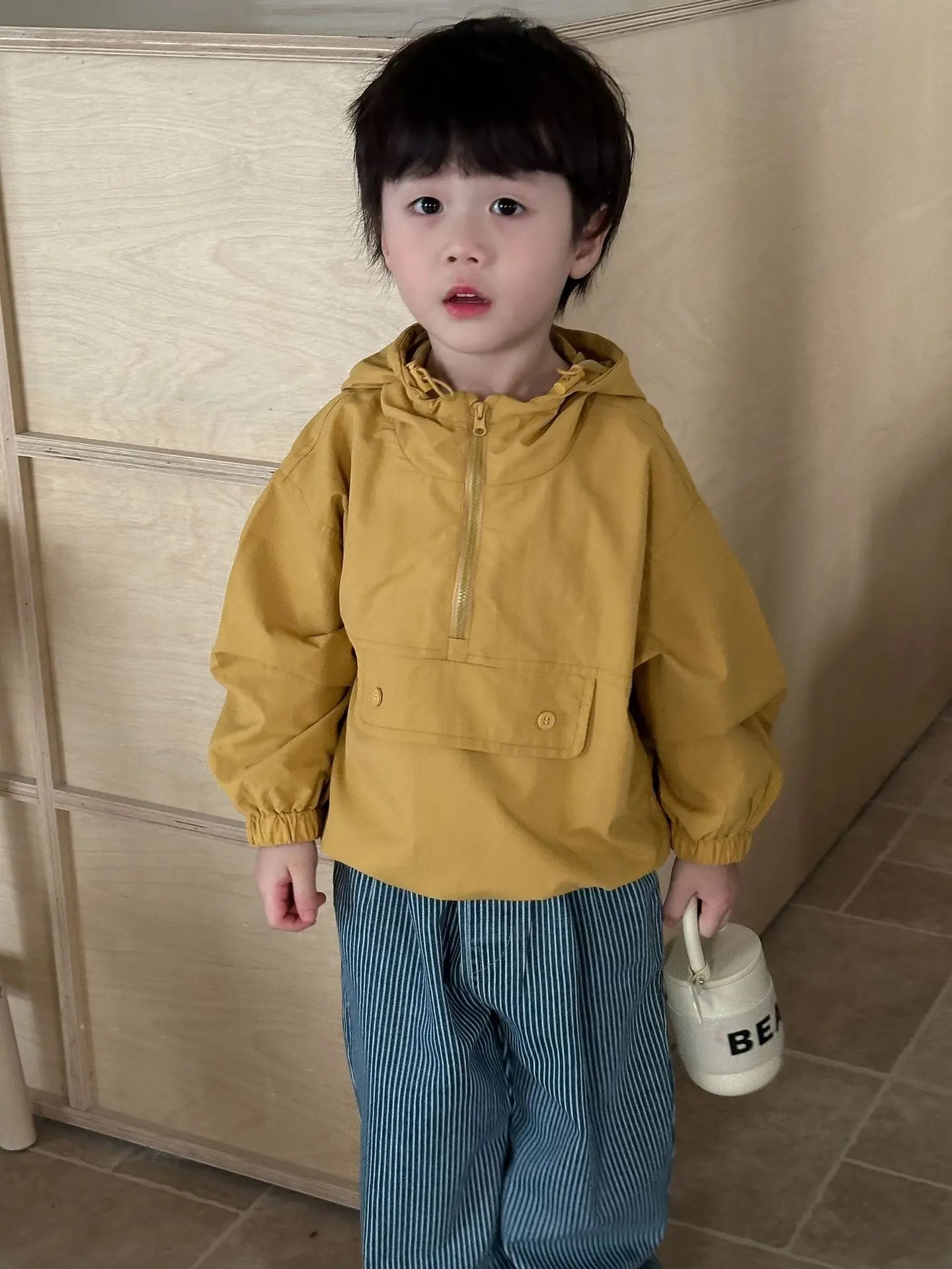 デニムパンツ キッズパンツ デニムストライプロングパンツ ジーンズ
