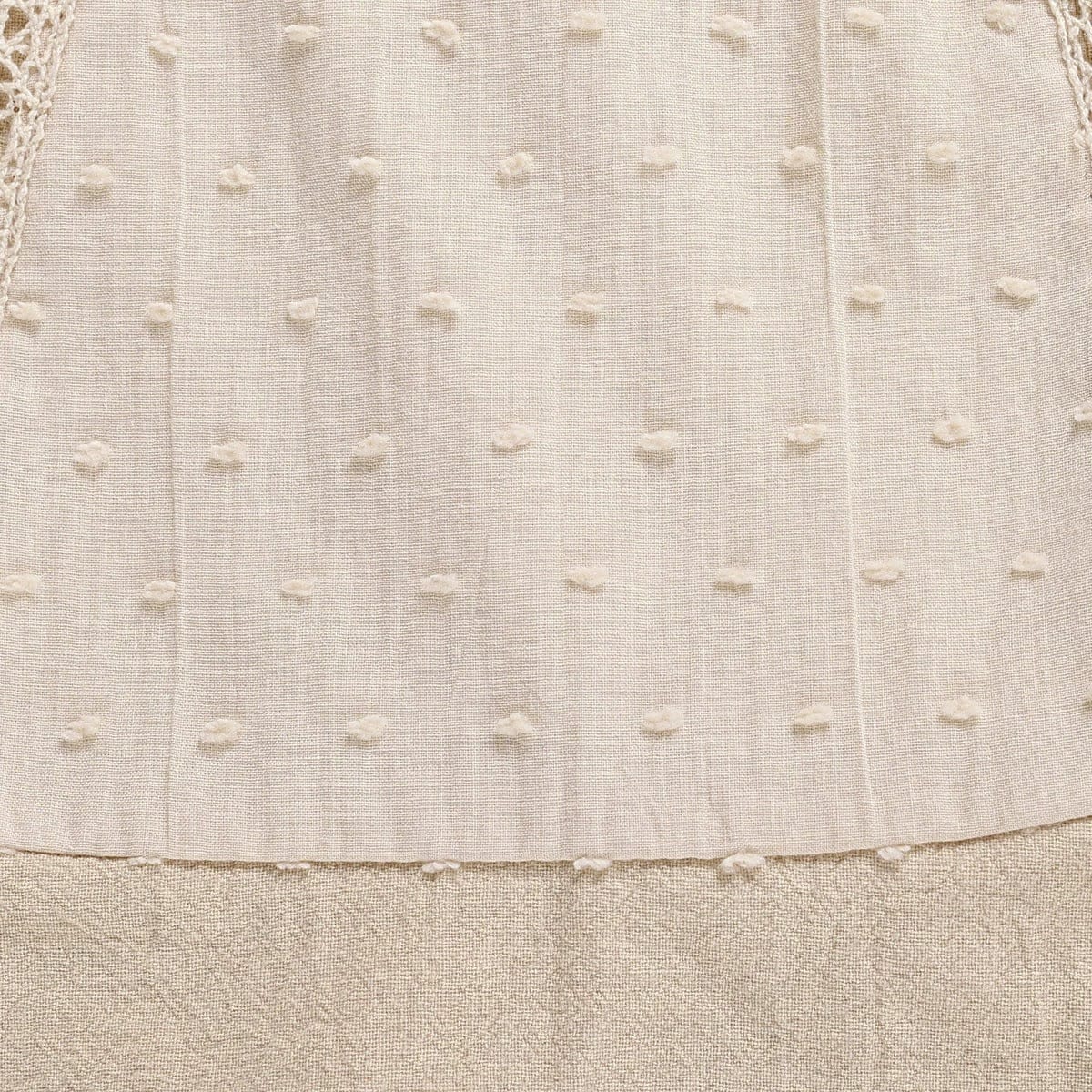 ノースリーブセットアップ ベビーセットアップ ノースリーブレースフリルブラウス+レースフリルブルマパンツ ベージュ