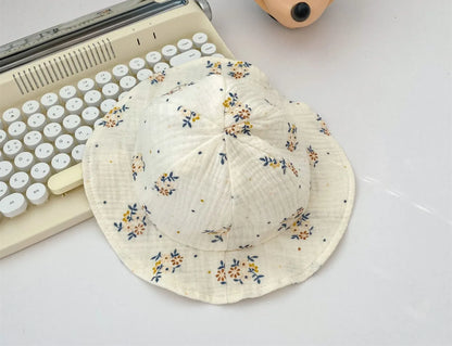 ノースリーブロンパース ベビーロンパース 帽子セット キャミソールスカートボディースーツ フラワー花柄プリント サマーハットセット